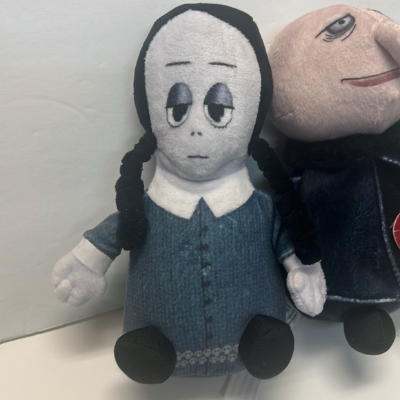 Addams family 2019 Uncle Fester And Wednesday Dolls Plush - Picture 6 of 8